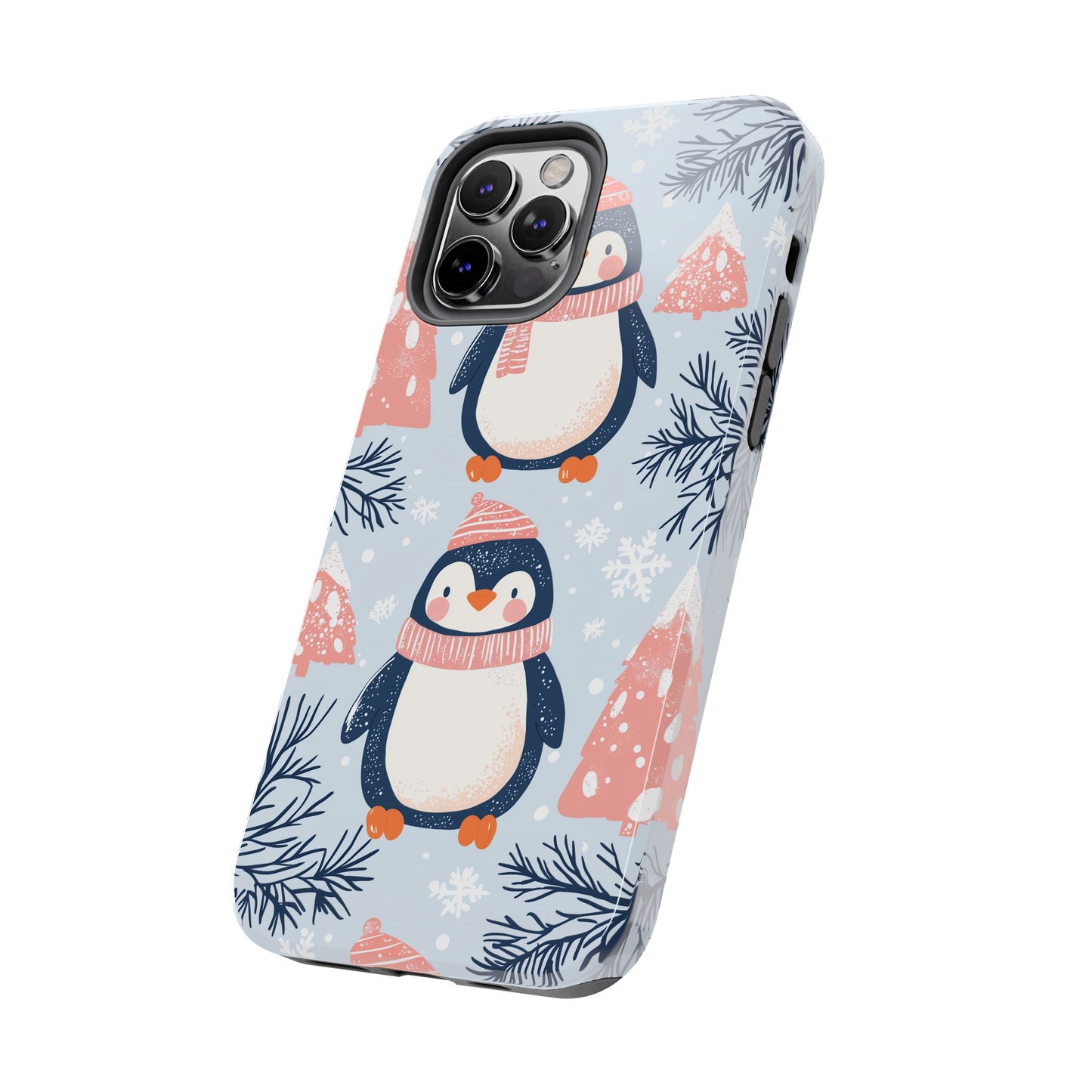 Penguin in Winter Wonderland iPhone Case