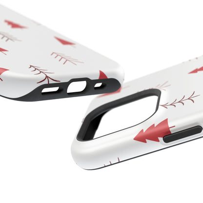 Scandi Red Pine Trees - MagSafe iPhone Series Case