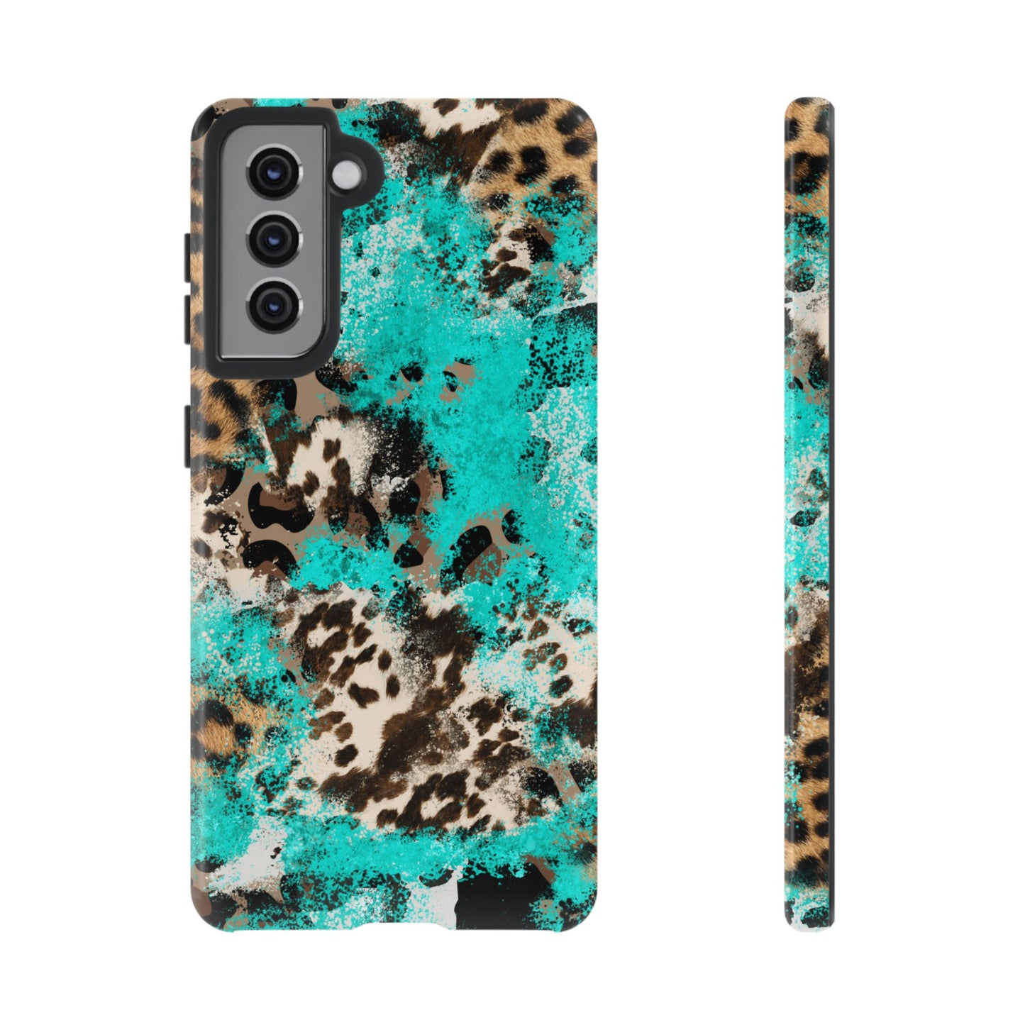 Aqua Splash Leopard - Samsung Galaxy Series Case