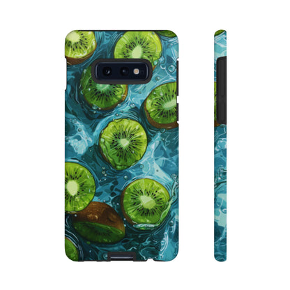 Tropical Kiwi Splash Samsung Galaxy  Case – Tough Dual-Layer, Vibrant Summer Design