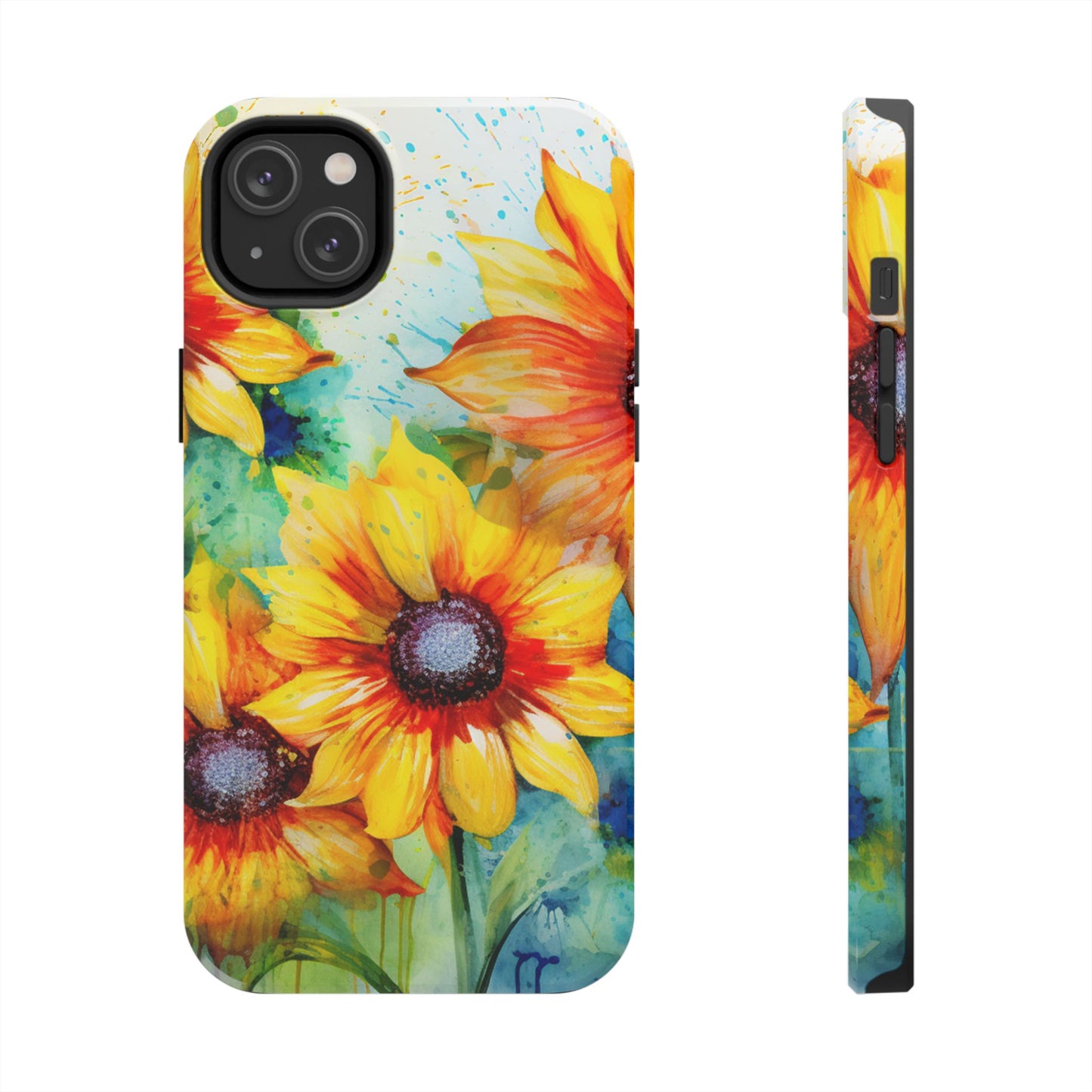 Watercolor Sunflower Splash - iPhone Series Case