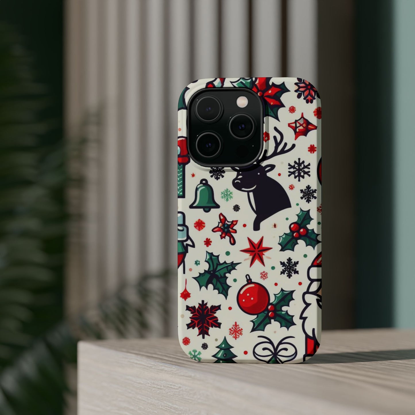 Cartoon Christmas Cheer – MagSafe iPhone Case