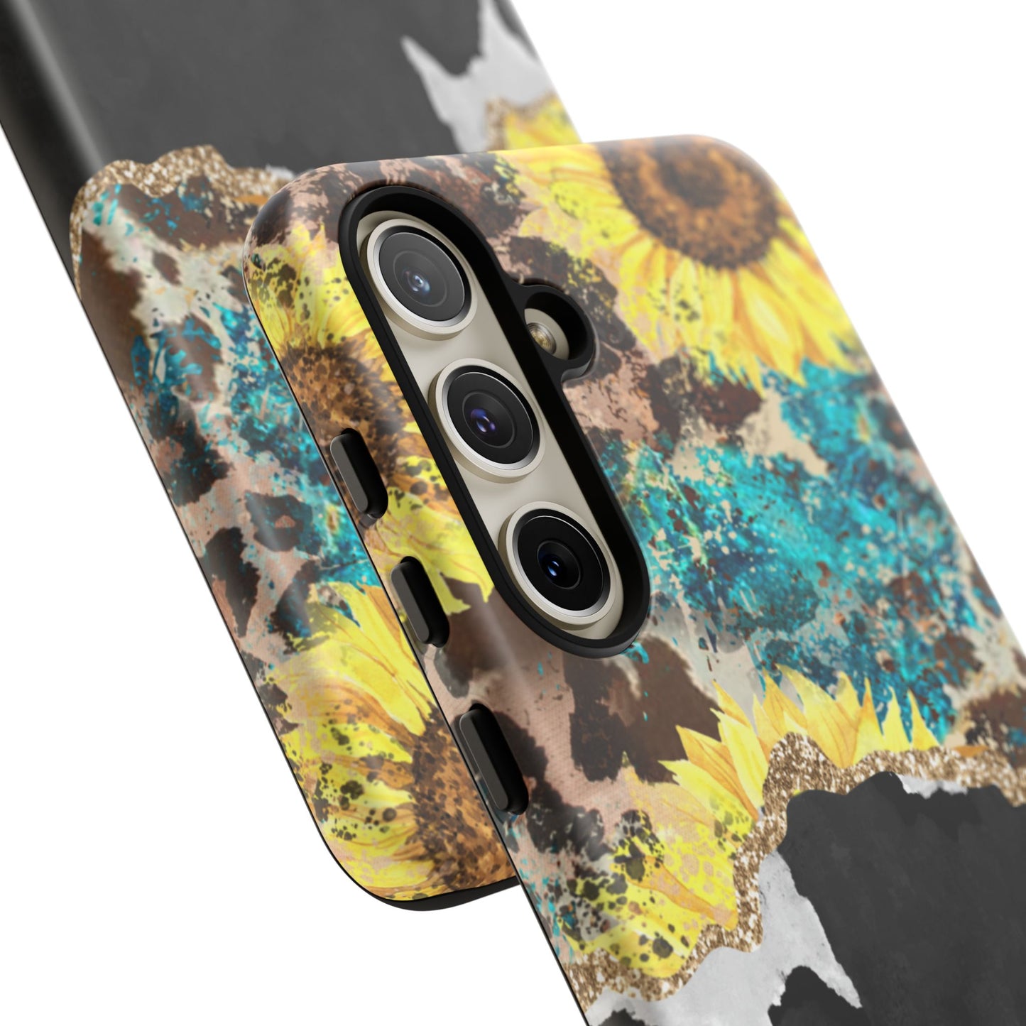 Rustic Sunflower Leopard Glam - Samsung Galaxy Series Case