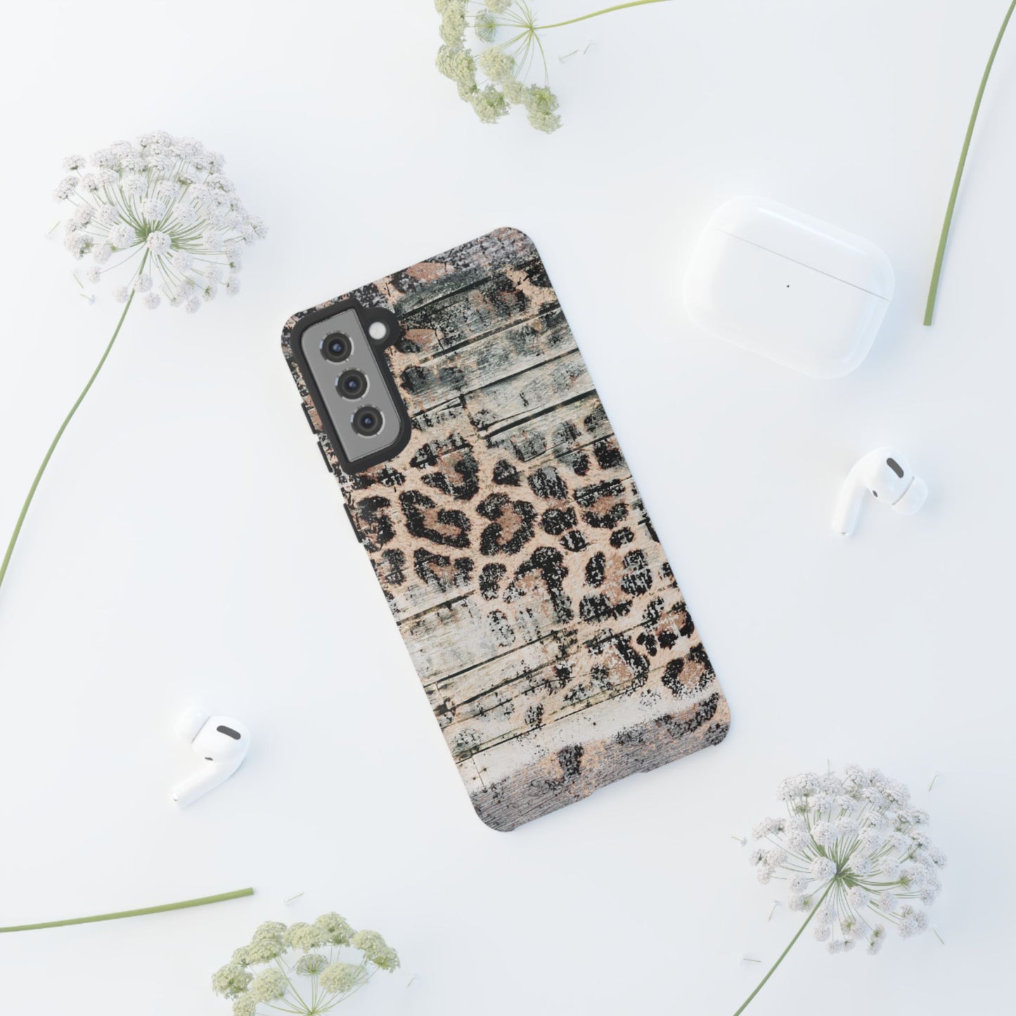 Rustic Leopard Wood Print - iPhone Series Case