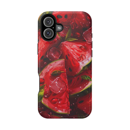 Juicy Watermelon MagSafe iPhone Case – Refreshing Summer Vibes, Dual-Layer Protection