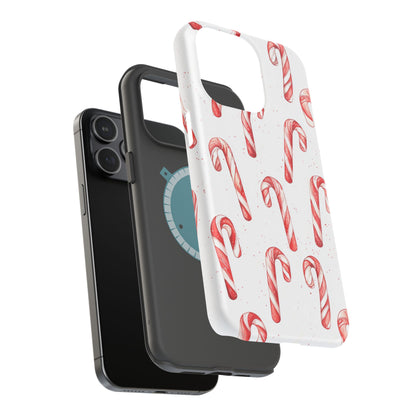 Candy Cane Christmas Pattern – MagSafe iPhone Series Case