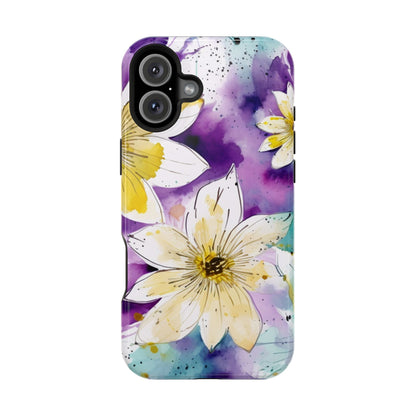 Abstract Floral Watercolor Splash - MagSafe iPhone Series Case