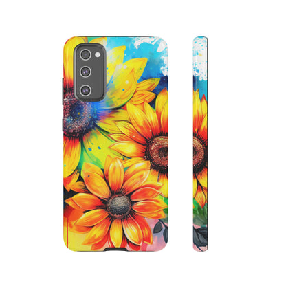 Vibrant Sunflower Splash - Samsung Galaxy Series Case