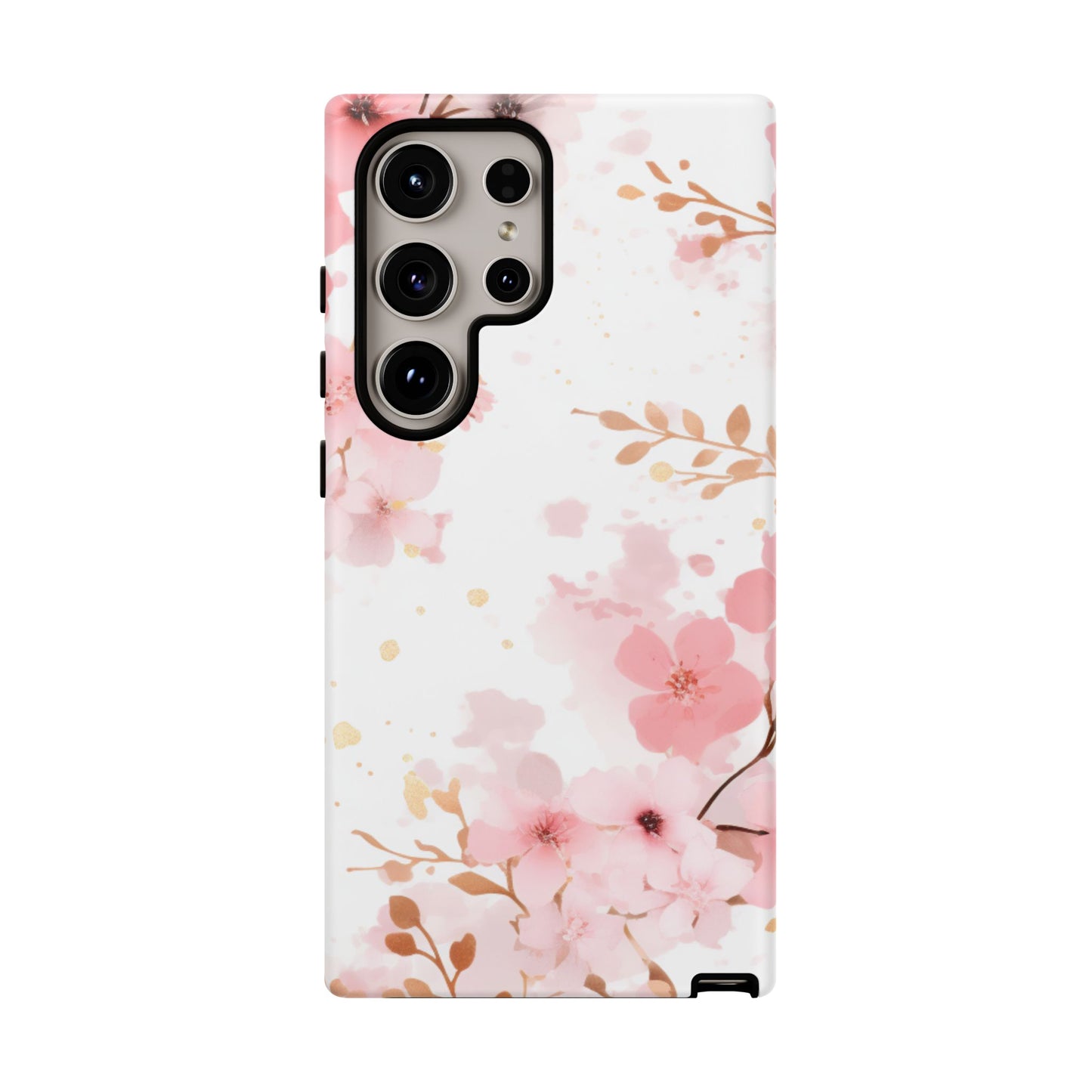 Soft Pink Cherry Blossom Samsung Galaxy Case – Elegant Floral Design