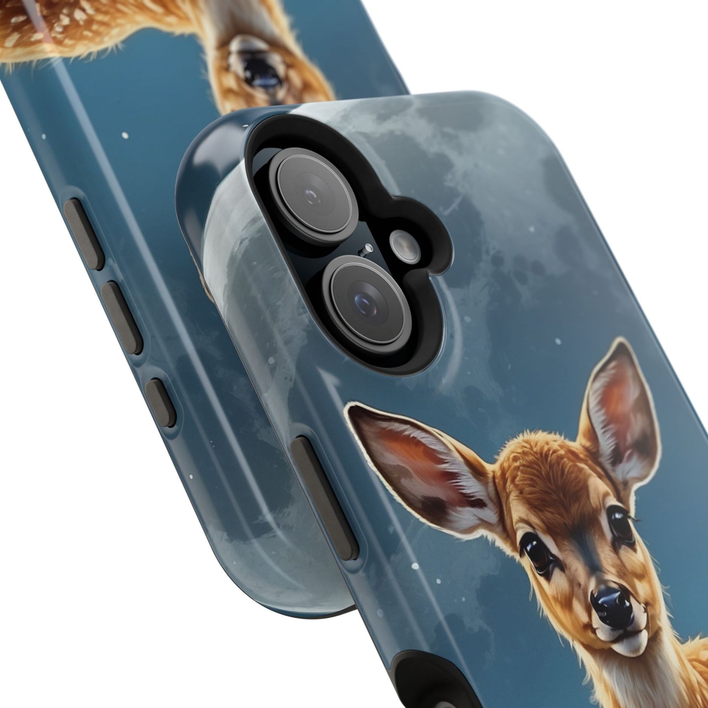 MagSafe-Compatible iPhone Case – Enchanted Fawn Under the Moonlit Sky