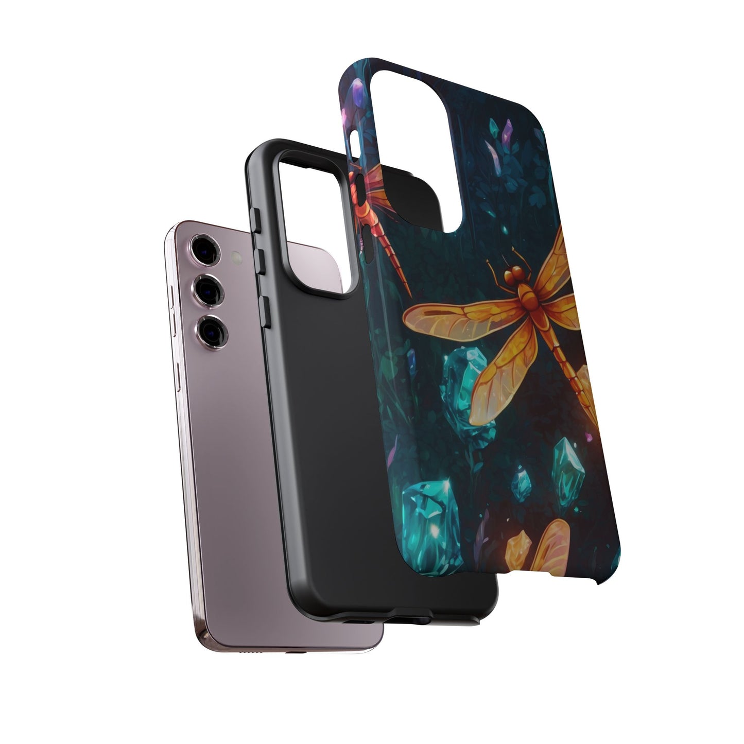 Mystical Dragonflies & Crystals – Samsung Galaxy Series Case