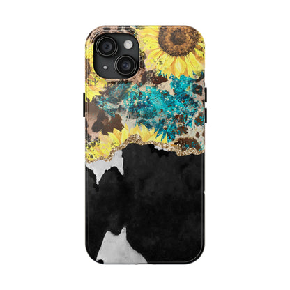 Rustic Sunflower Leopard Glam - iPhone Series Case