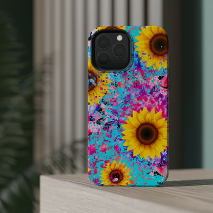 Bright Sunflower Pop Art - MagSafe iPhone Series Case