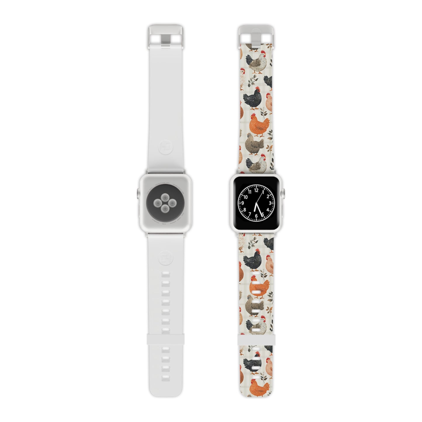  Vintage Chicken & Leaves Farmhouse Style Apple Watch Band