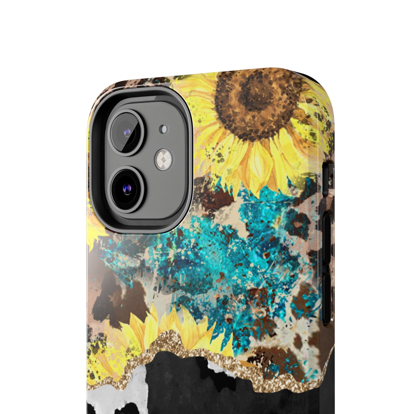 Rustic Sunflower Leopard Glam - iPhone Series Case