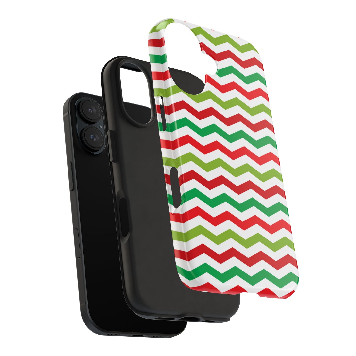 Vibrant Fiesta Chevron – Yellow Green, Green & Red Geometric Case