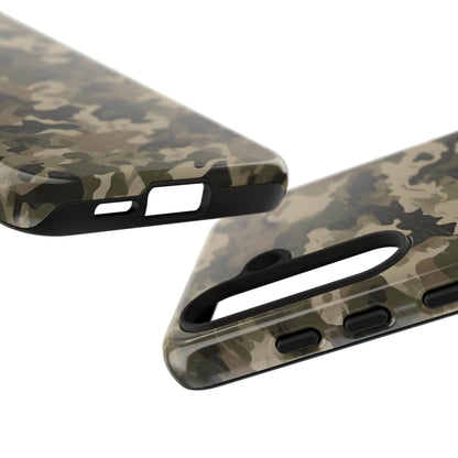 Classic Light Brown Camouflage – Premium Samsung Galaxy Case, Rugged and Stylish