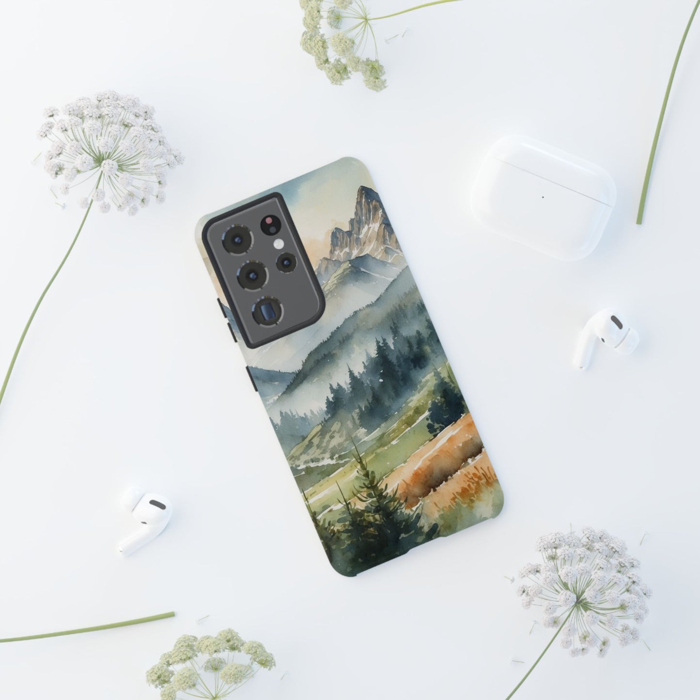 Serene Alpine Forest - Samsung Galaxy Case