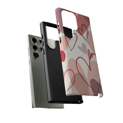 Romantic Red Hearts Samsung Galaxy Case