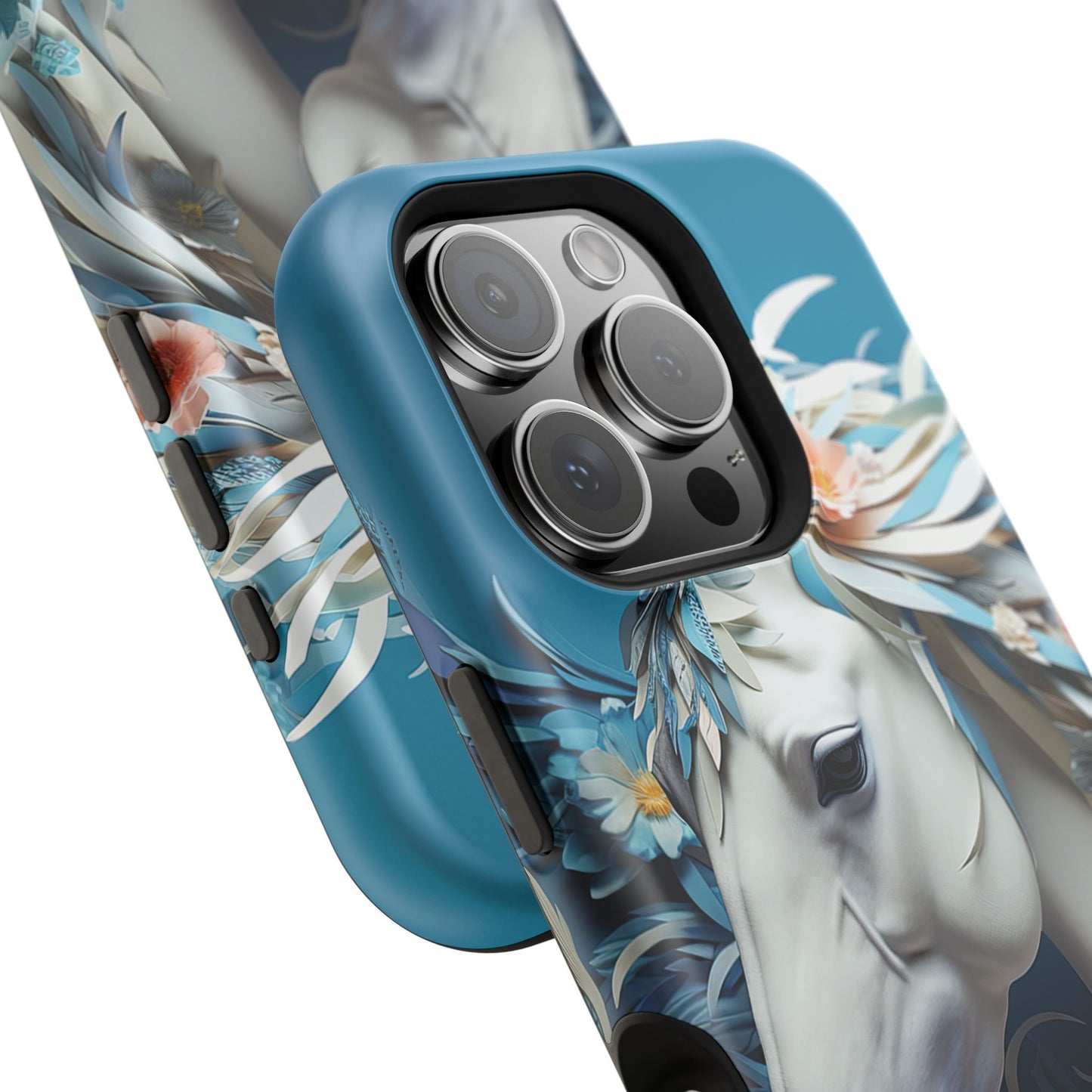 Floral Horse MagSafe iPhone Case