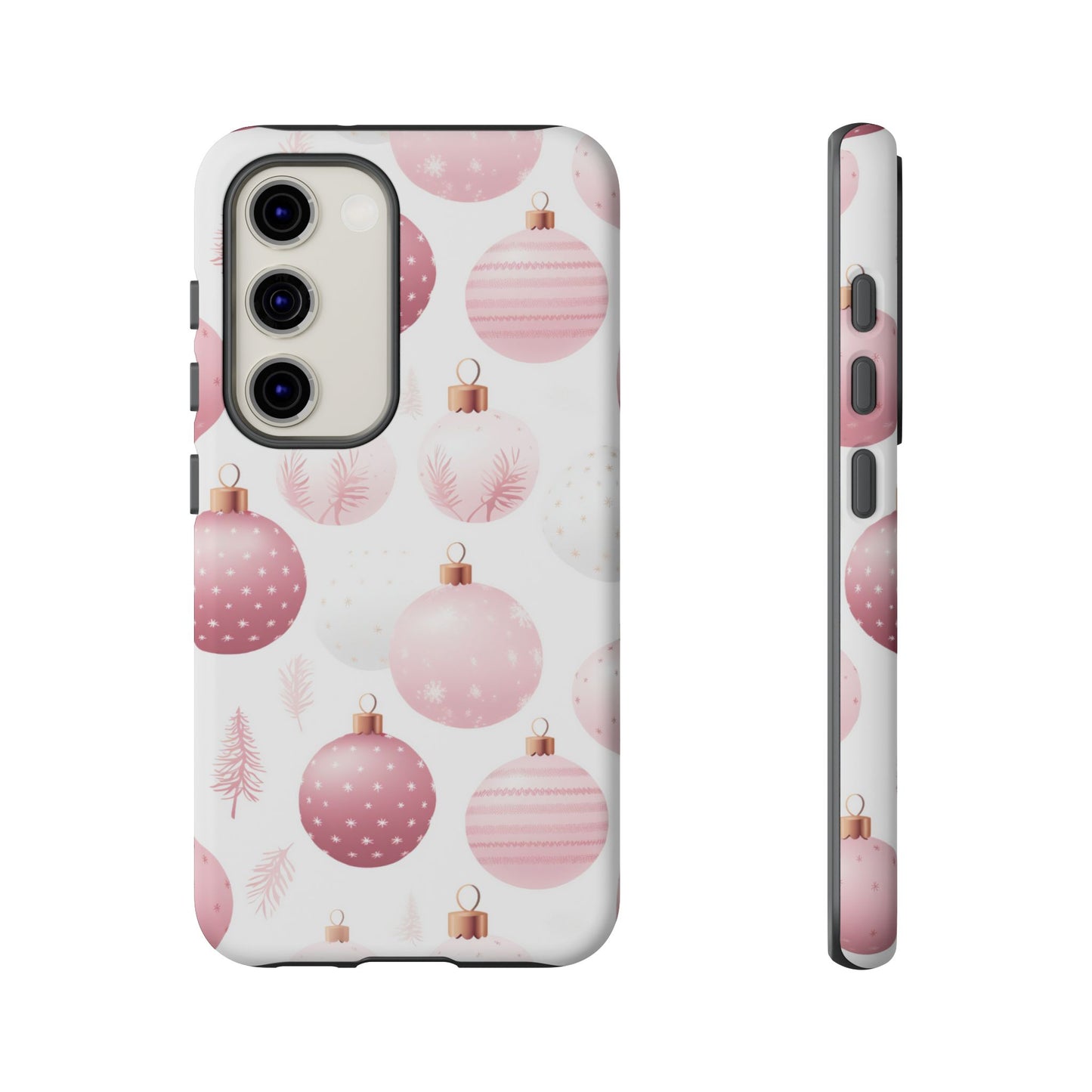 Samsung Galaxy Case: Merry in Pink – Christmas Balls