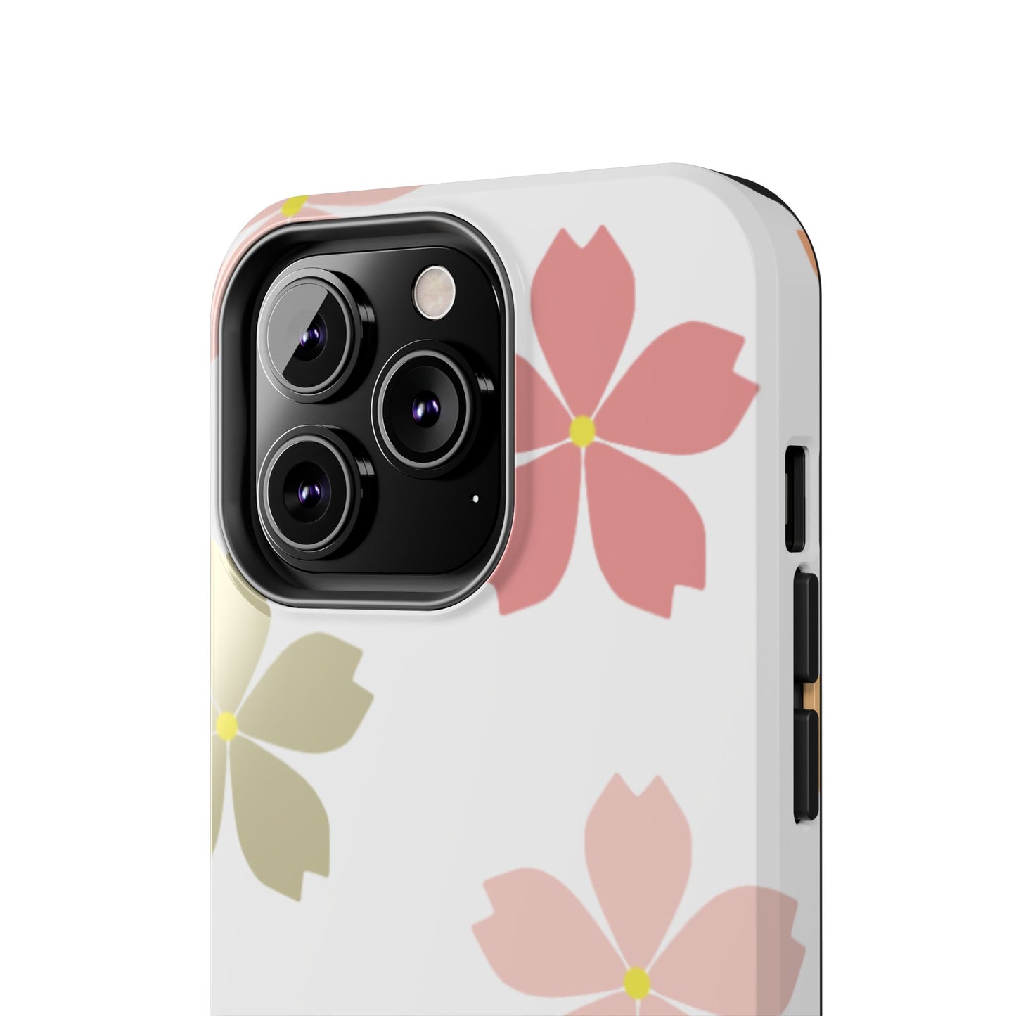 Pastel Sakura Blossom Tough iPhone Case – Durable Design with Soft Matte Finish