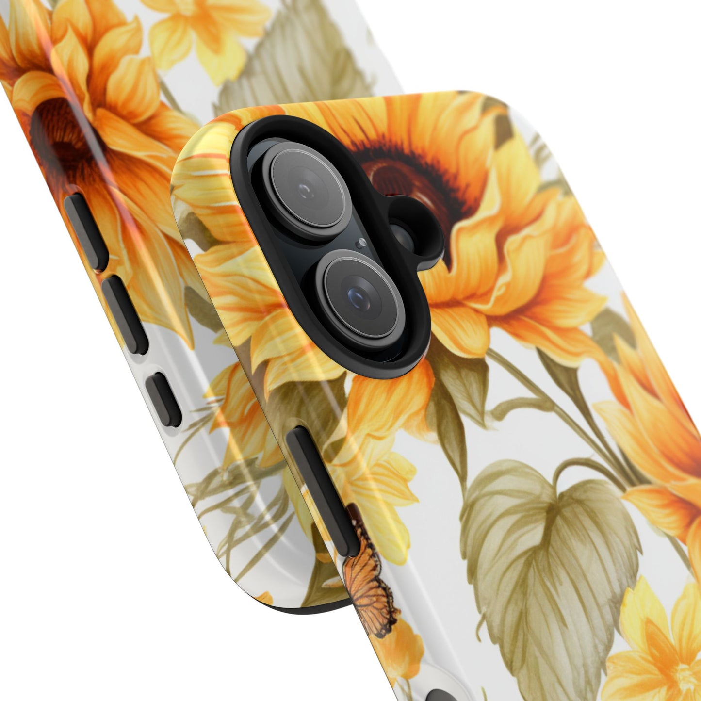 Sunflower & Butterfly Bliss - iPhone Series Case