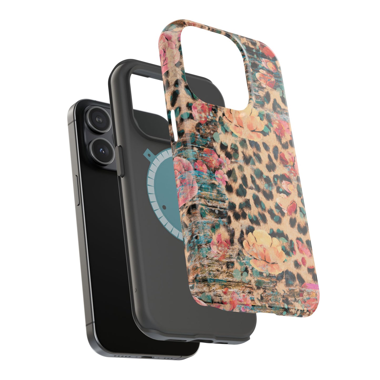 Rustic Floral Leopard - MagSafe iPhone Series Case