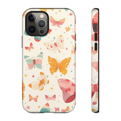 Coquette Watercolor Butterfly iPhone Case