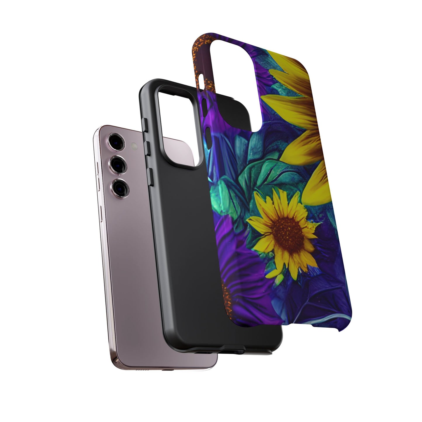 Purple & Gold Sunflower Dream - Samsung Galaxy Series Case