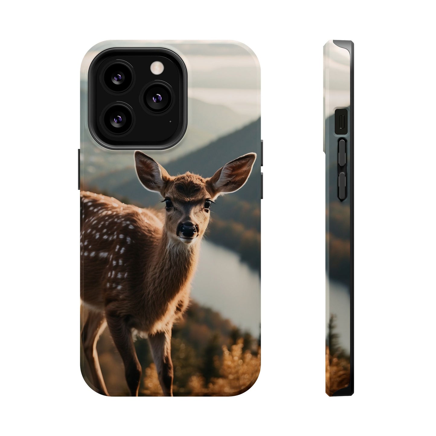 Whimsical Fawn in a Sunlit Forest MagSafe iPhone Case