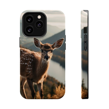 Whimsical Fawn in a Sunlit Forest MagSafe iPhone Case