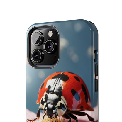 iPhone Case: Floral Ladybug Delight