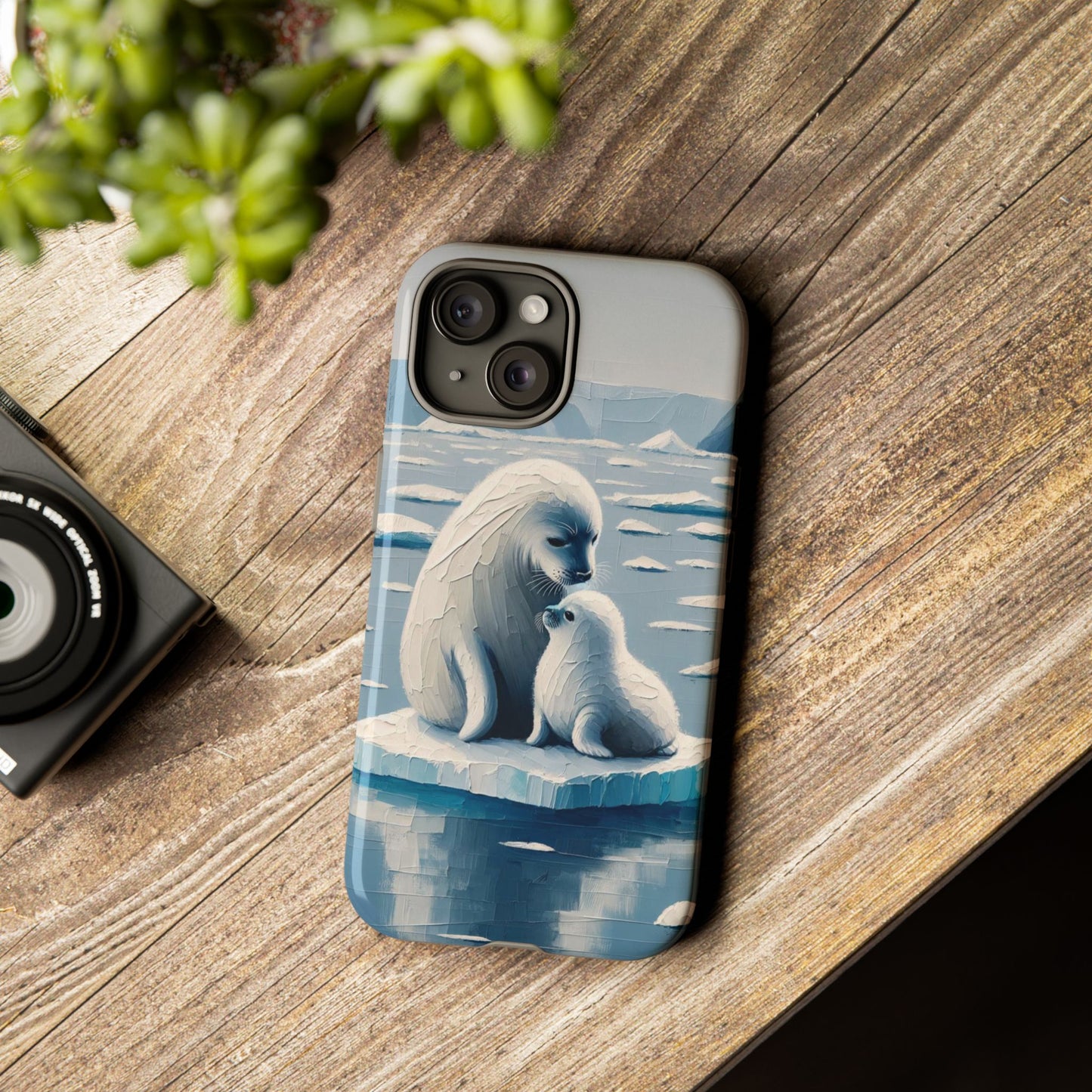 Arctic Serenity Seal iPhone Case