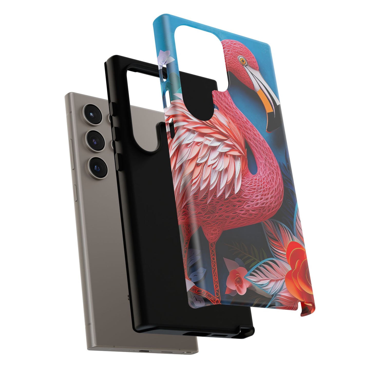 Flamingo Dreams – Bold Tropical Samsung Case