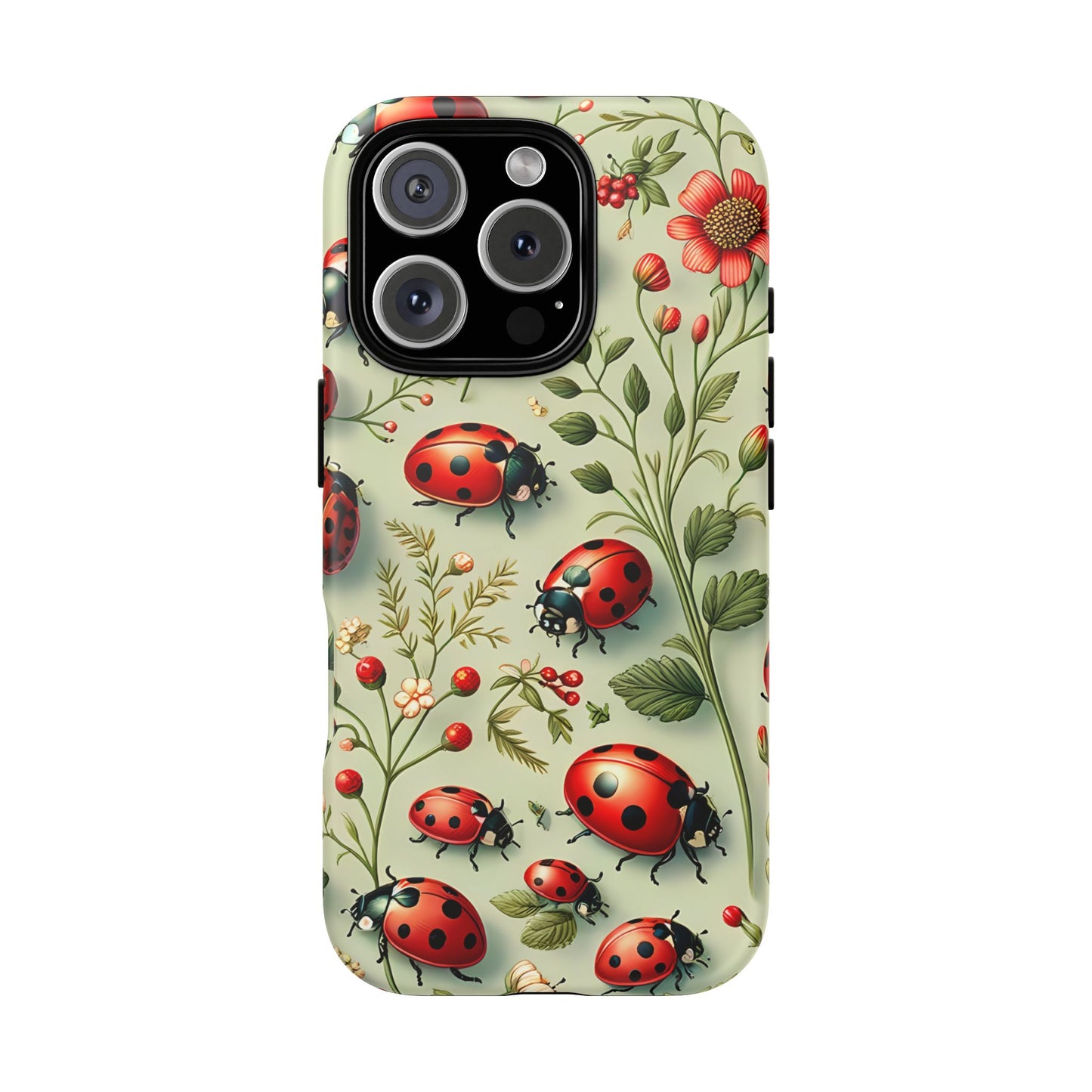 Ladybug Phone Case - Tough Dual Layer Protection - Perfect Gift For The Ladybug Lover In Your Life