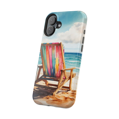 Vibrant Beach Escape MagSafe iPhone Case – Summer Vibes Design