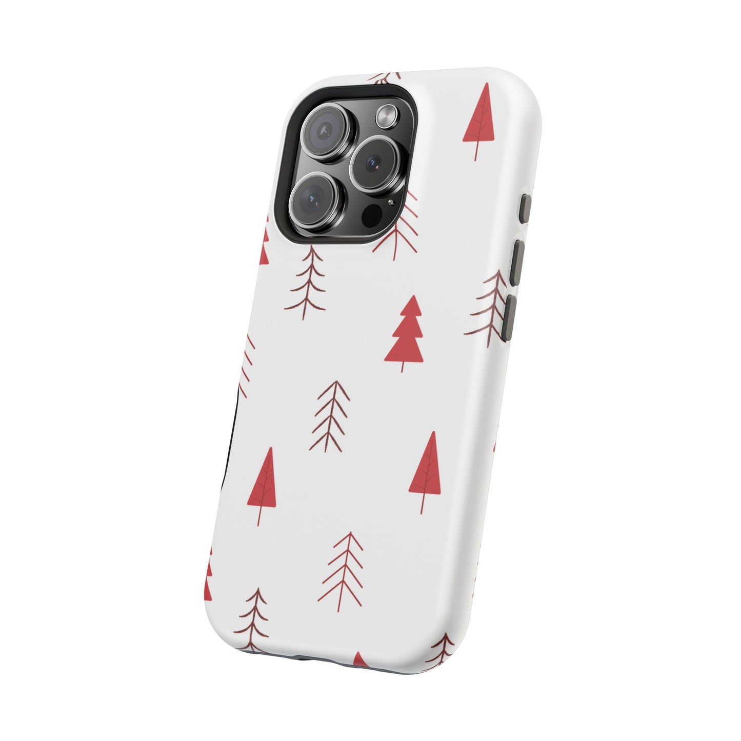 Scandi Red Pine Trees - MagSafe iPhone Series Case