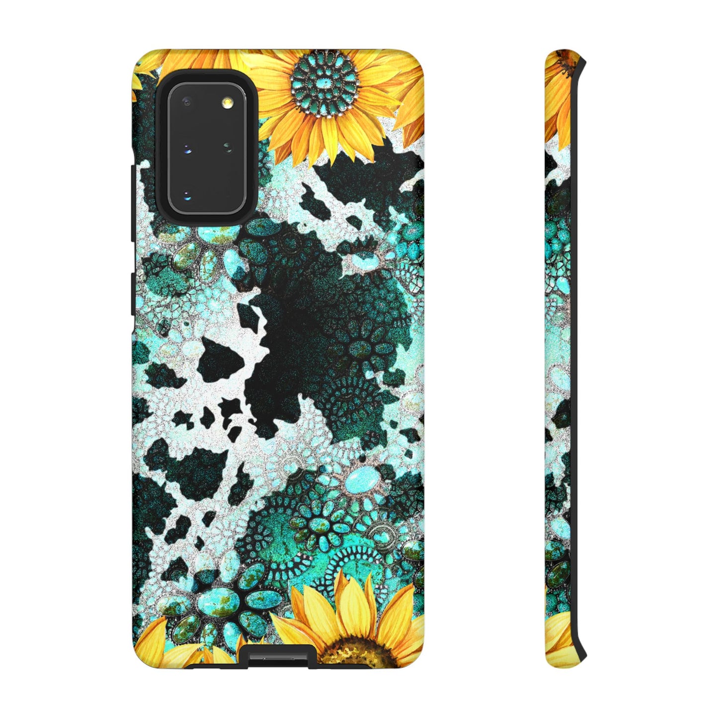 Boho Turquoise Sunflower Lace - Samsung Galaxy Series Case