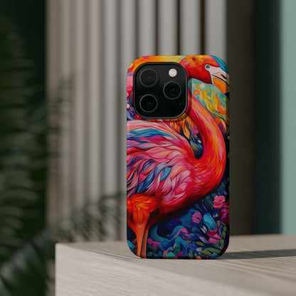 Flamingo Fiesta – Vibrant Flamingo MagSafe iPhone Cases