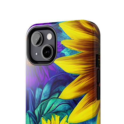 Purple & Gold Sunflower Dream - iPhone Series Case