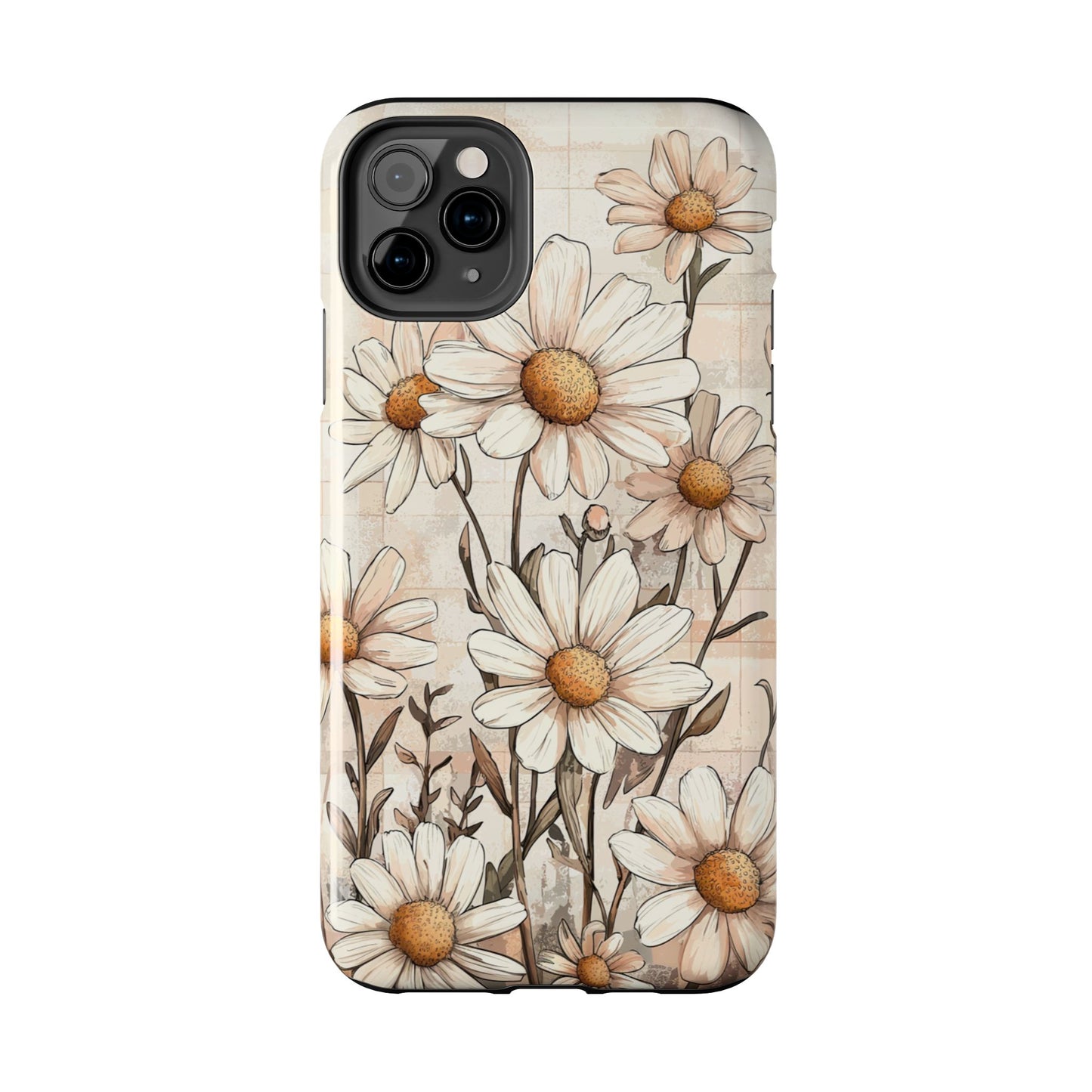 Pastel Daisy iPhone Case - Elegant Floral Protective Cover - BOGO Cases