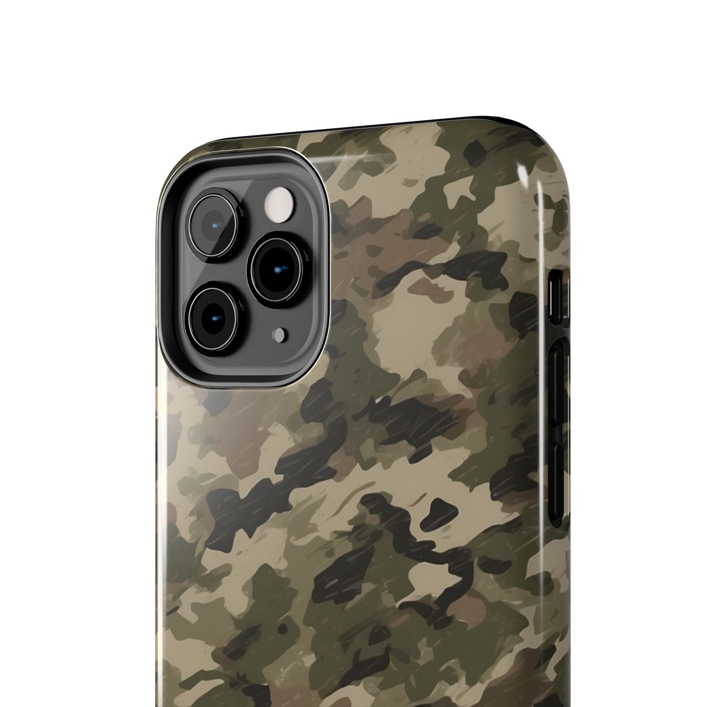 Classic Light Brown Camouflage – Durable iPhone Case with Timeless Design