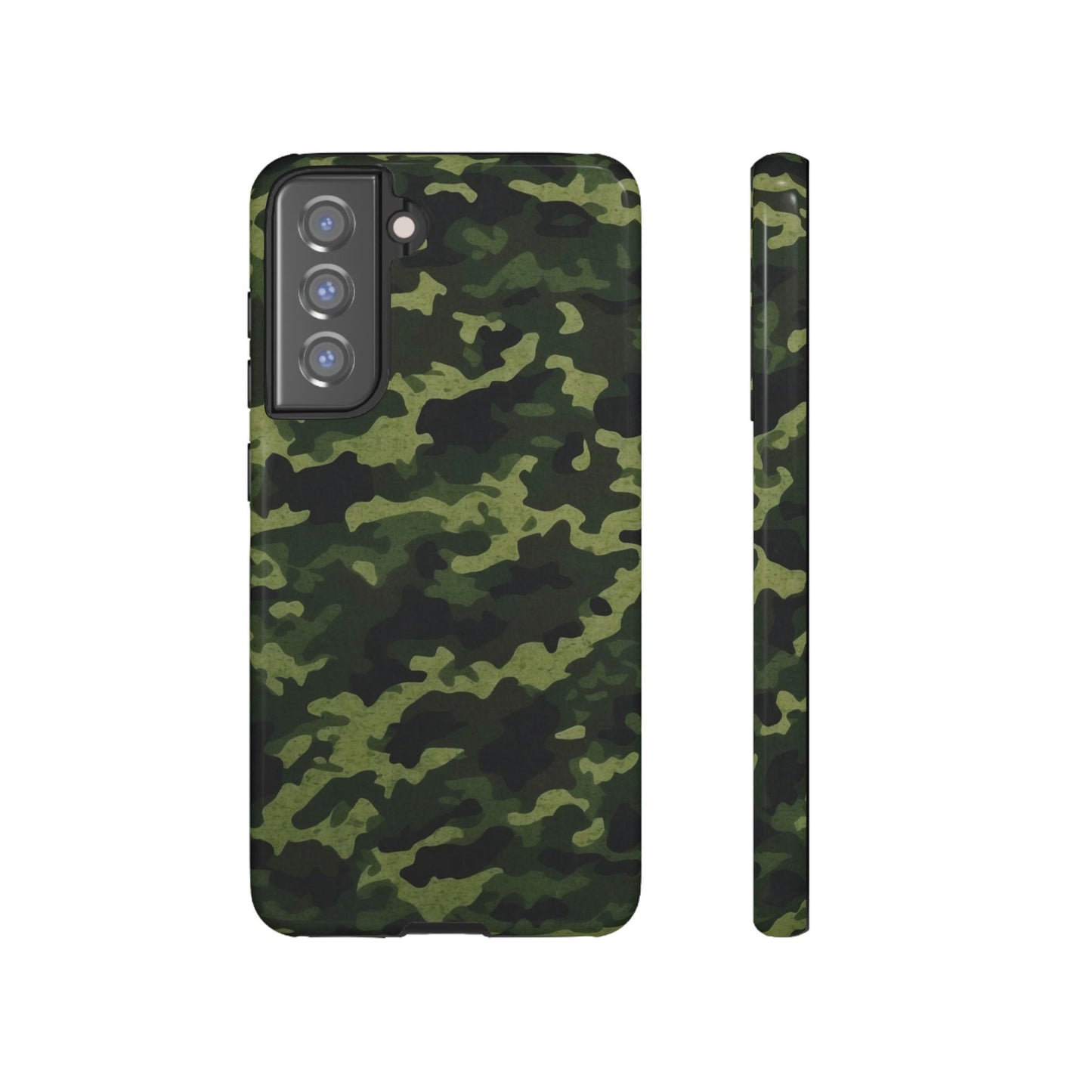 Dark Green Camouflage – Samsung Galaxy Case, Durable and Stylish