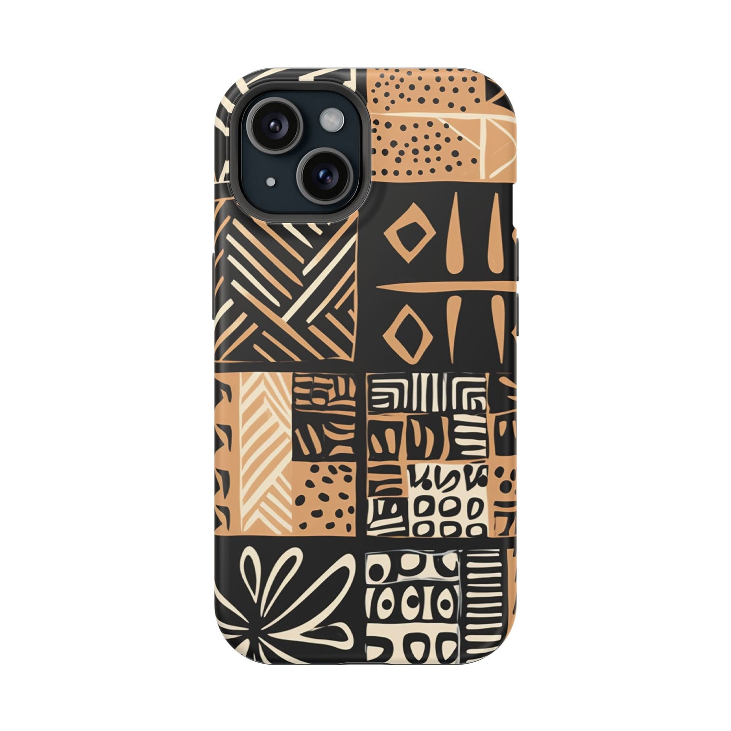 Tribal Geo-Pattern MagSafe Case – Bold Ethnic Design