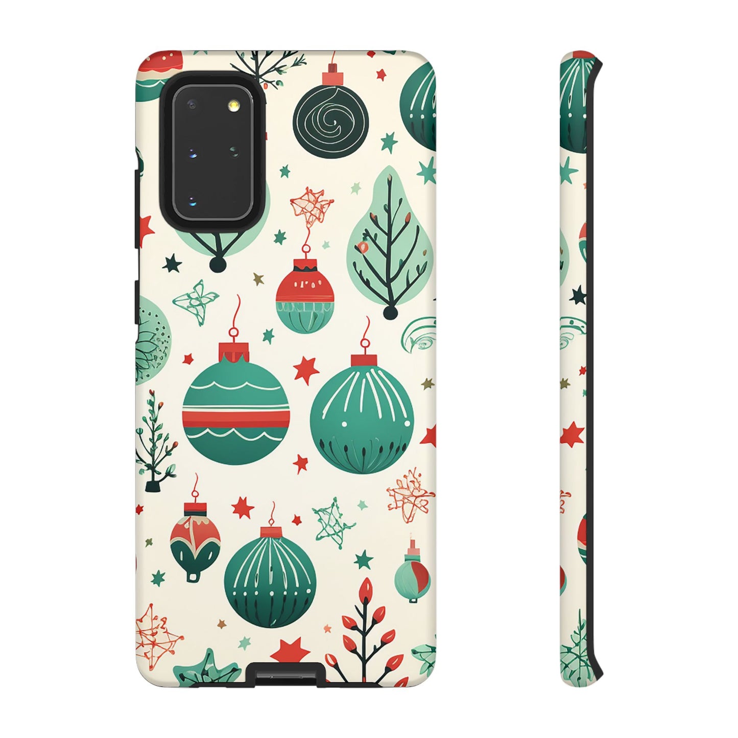 Vintage Christmas Ornaments Pattern – Samsung Galaxy Series Case