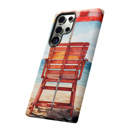 Beachfront Sunset Lounge Samsung Galaxy Case – Rearview Edition