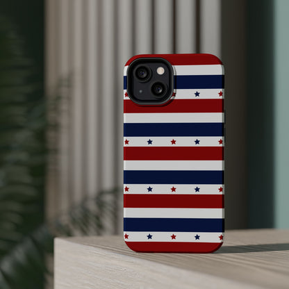 Patriotic Stars MagSafe iPhone Case