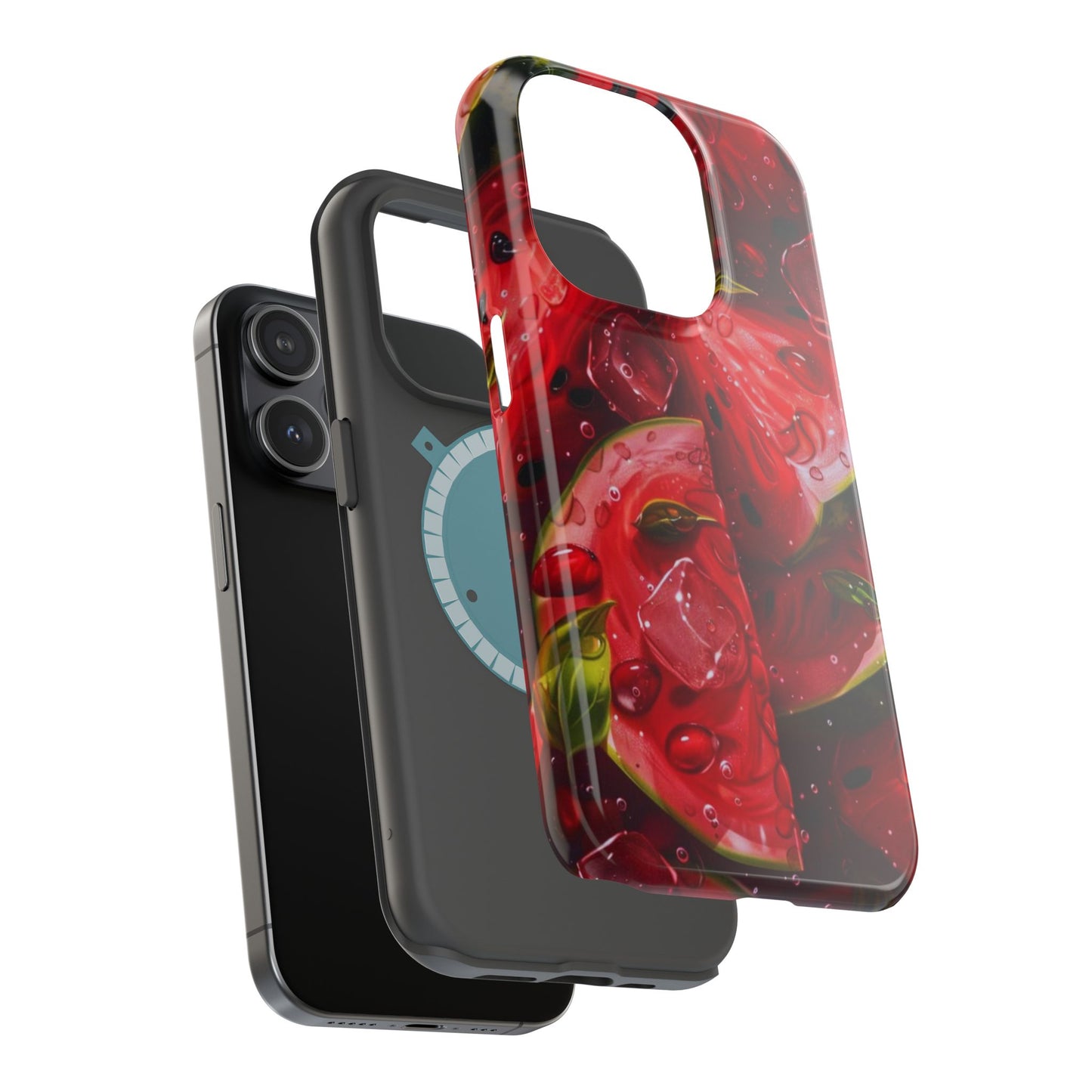 Juicy Watermelon MagSafe iPhone Case – Refreshing Summer Vibes, Dual-Layer Protection