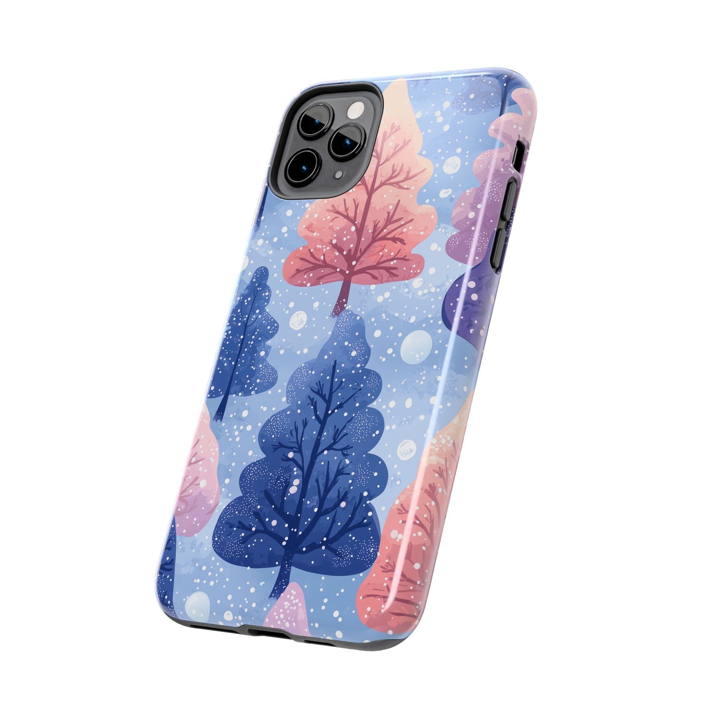 Pink & Purple Winter Wonderland - iPhone Series Case